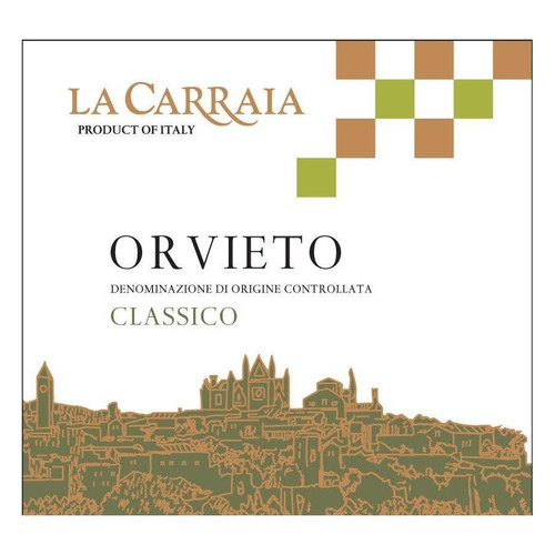 Label/Bottle shot for La Carraia Orvieto Classico 2023 750ml