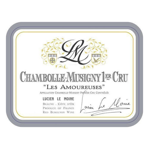 Label/Bottle shot for Lucien Le Moine Chambolle-Musigny 1er Cru Les Amoureuses 2021 750ml
