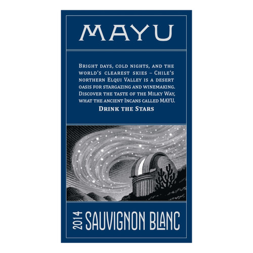 Label/Bottle shot for Mayu Sauvignon Blanc 2022 750ml