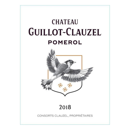 Label/Bottle shot for Chateau Guillot Clauzel 2018 750ml