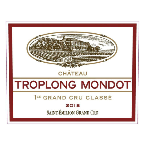 Label/Bottle shot for Chateau Troplong Mondot 2020 750ml