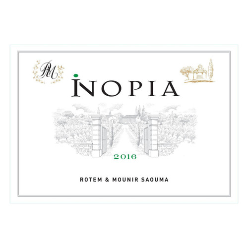 Label/Bottle shot for Rotem & Mounir Saouma Cotes du Rhone Inopia Blanc 2021 750ml