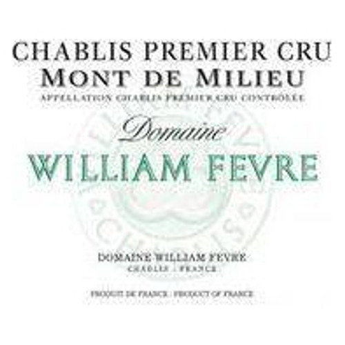 Label/Bottle shot for William Fevre Chablis 1er Cru Mont de Milieu 2019 750ml