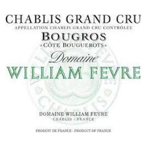 Label/Bottle shot for Domaine William Fevre Chablis Grand Cru Bougros 2018 750ml