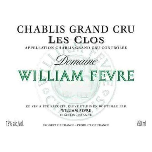 Label/Bottle shot for Domaine William Fevre Chablis Grand Cru Les Clos 2018 750ml
