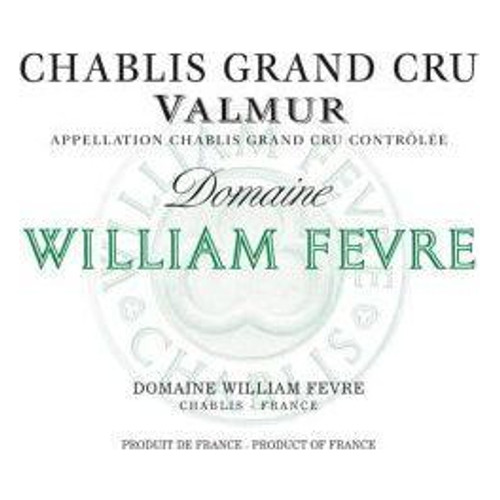 Label/Bottle shot for Domaine William Fevre Chablis Grand Cru Valmur 2018 750ml