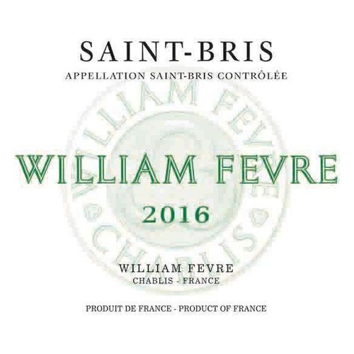 Label/Bottle shot for Domaine William Fevre Sauvignon de Saint-Bris 2021 750ml
