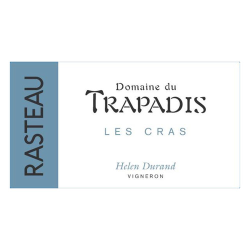 Label/Bottle shot for Domaine du Trapadis Rasteau Les Cras 2019 750ml