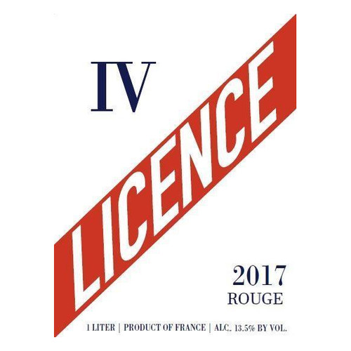 Label/Bottle shot for Licence IV Cotes du Rhone Rouge 2022 1L