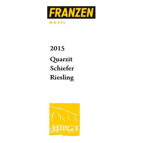 Label/Bottle shot for Weingut Reinhold Franzen Riesling Quarzit Schiefer Trocken 2021 750ml
