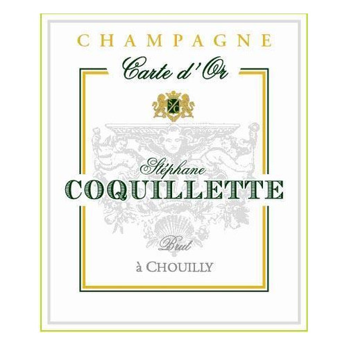 Label/Bottle shot for Stephane Coquillette Champagne Brut Carte d'Or NV 375ml