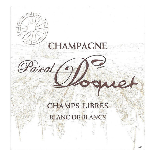 Label/Bottle shot for Pascal Doquet Champagne Extra Brut 1er Cru Champs Libres Blanc de Blancs NV 750ml