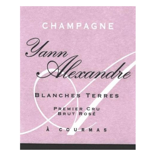 Label/Bottle shot for Champagne Yann Alexandre Champagne Premier Cru Brut Blanches Terres Rose NV 750ml