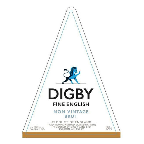 Label/Bottle shot for Digby Fine English Brut NV 750ml