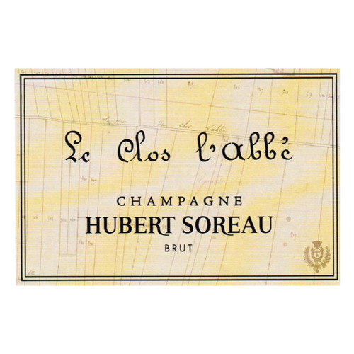 Label/Bottle shot for Hubert Soreau Le Clos l'abbe Champagne Brut 2013 750ml