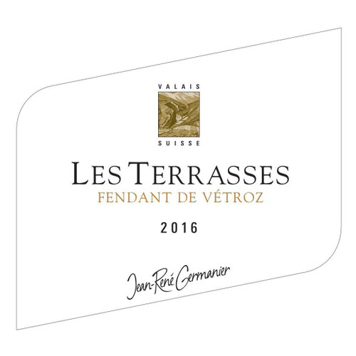 Label/Bottle shot for Jean-Rene Germanier Fendant de Vetroz Valais Les Terrasses 2023 750ml