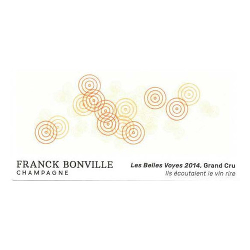 Franck Bonville "Les Belles Voyes", Millésime, Oger Grand Cru, Blanc de Blancs, Brut 2016 750ml Franck Bonville "Les Belles Voyes", Millésime, Oger Grand Cru, Blanc de Blancs, Brut 2016 750ml