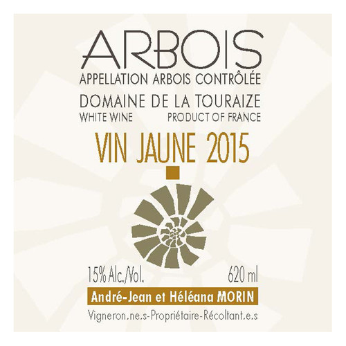 Domaine de la Touraize Arbois Vin Jaune 2016 620ml