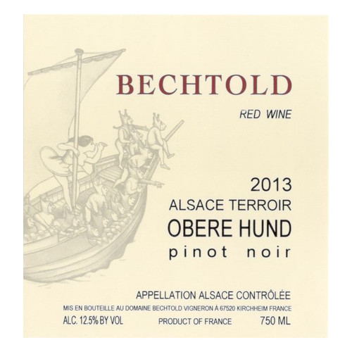 Domaine Bechtold Pinot Noir "Obere Hund" 2021 750ml Domaine Bechtold Pinot Noir "Obere Hund" 2021 750ml
