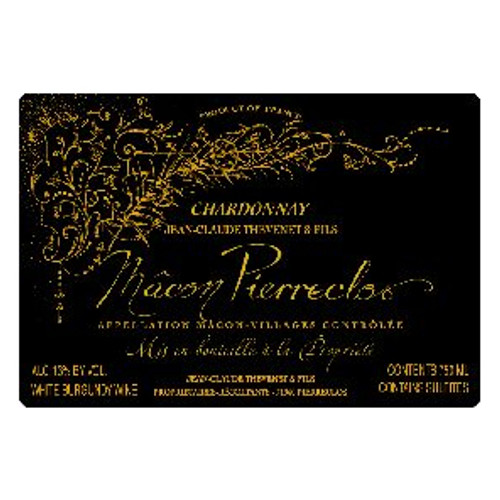 Domaine Thevenet & Fils Mâcon-Pierreclos Blanc 2022 750ml Domaine Thevenet & Fils Mâcon-Pierreclos Blanc 2022 750ml