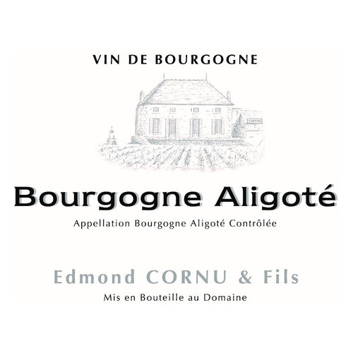 Edmond Cornu Bourgogne-Aligoté 2019 750ml