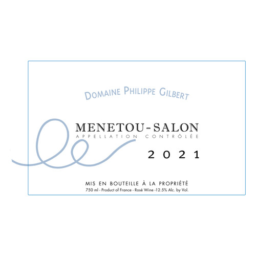 Philippe Gilbert Menetou-Salon Rosé 2023 750ml Philippe Gilbert Menetou-Salon Rosé 2023 750ml