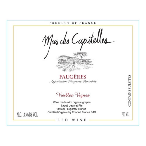 Mas des Capitelles "Vieilles Vignes" Faugères 2021 750ml Mas des Capitelles "Vieilles Vignes" Faugères 2021 750ml