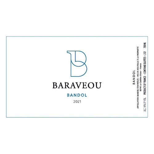 Domaine Baraveou Bandol Rouge 2021 750ml Domaine Baraveou Bandol Rouge 2021 750ml
