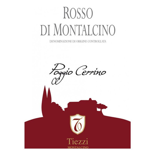 Tiezzi Rosso di Montalcino Poggio Cerrino 2022 750ml