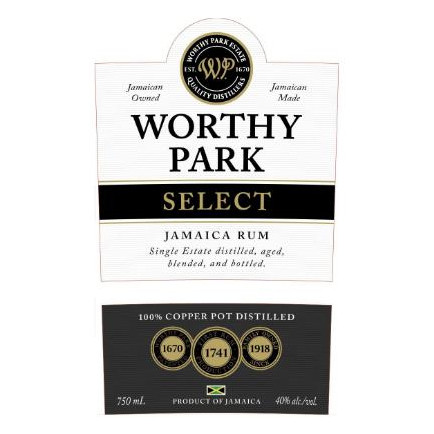 Worthy Park Select Jamaican Rum NV 750ml