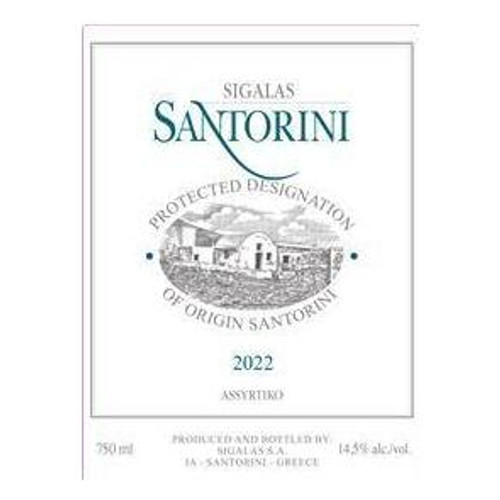 Domaine Sigalas Santorini Assyrtiko 2023 750ml