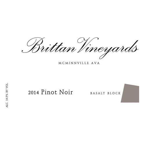 Brittan Vineyards Basalt Block Pinot Noir 2021 750ml