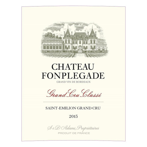 Chateau Fonplegade Saint Emilion Grand Cru 2015 750ml