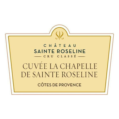 Chateau Sainte Roseline Cotes de Provence Cuvee La Chapelle Rouge 2015 750ml
