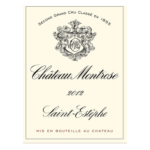 Chateau Montrose Saint-Estephe 2eme Grand Cru Classe 2012 1.5L