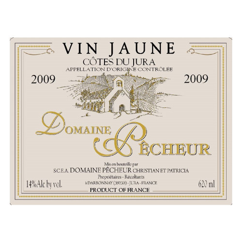 Domaine Pecheur Côtes du Jura Vin Jaune 2017 620ml Domaine Pecheur Côtes du Jura Vin Jaune 2017 620ml