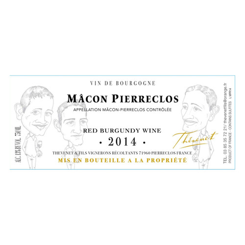 Domaine Thevenet & Fils Mâcon-Pierreclos Rouge 2023 750ml Domaine Thevenet & Fils Mâcon-Pierreclos Rouge 2023 750ml