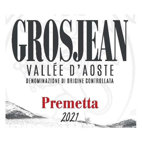 Grosjean Prëmetta Vallée d'Aoste 2023 750ml Grosjean Prëmetta Vallée d'Aoste 2023 750ml