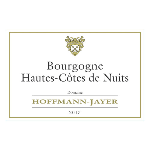 Hoffmann-Jayer Bourgogne Hautes Cotes de Nuits Blanc 2019 750ml Hoffmann-Jayer Bourgogne Hautes Cotes de Nuits Blanc 2019 750ml