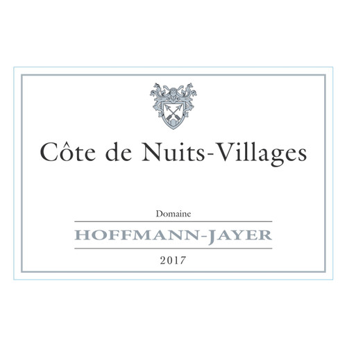 Hoffmann-Jayer Cotes de Nuits Villages 2019 750ml Hoffmann-Jayer Cotes de Nuits Villages 2019 750ml