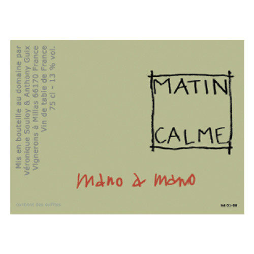 Matin Calme Mano a Mano 2023 750ml Matin Calme Mano a Mano 2023 750ml