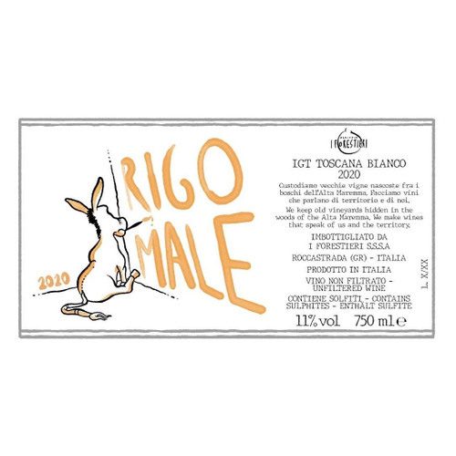 Agricola I Forestieri Rigo Male Bianco 2023 750ml