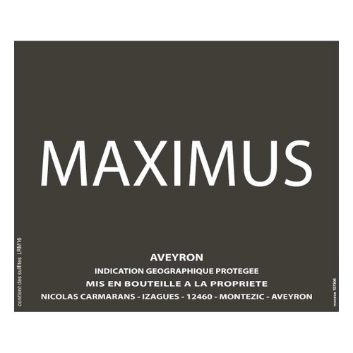 Nicolas Carmarans Aveyron Maximus 2023 750ml