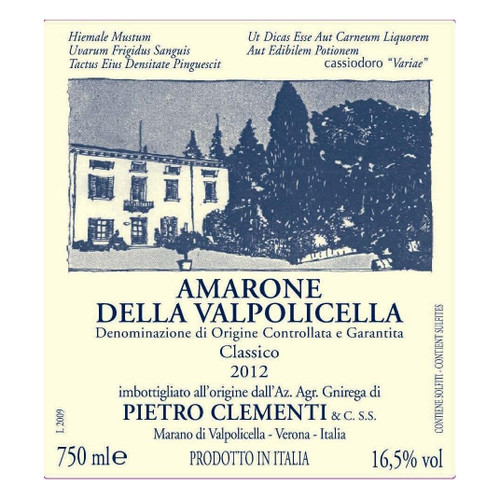 Clementi Amarone della Valpolicella Classico 2013 750ml