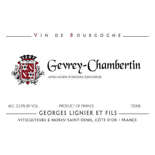 Georges Lignier & Fils Gevrey-Chambertin 2021 750ml
