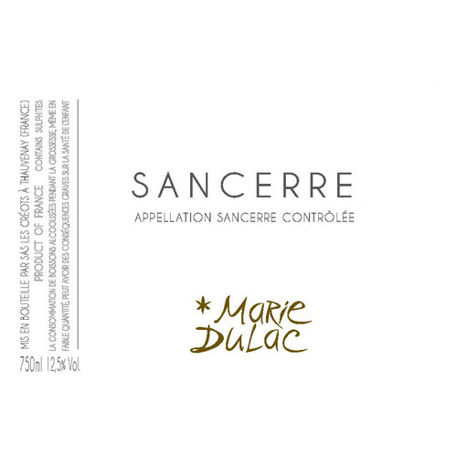 Marie Du Lac Sancerre 2023 750ml
