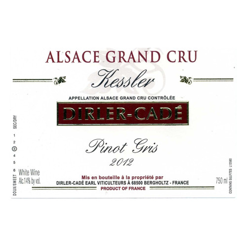 Domaine Dirler-Cade Alsace Grand Cru Muscat Saering 2022 750ml