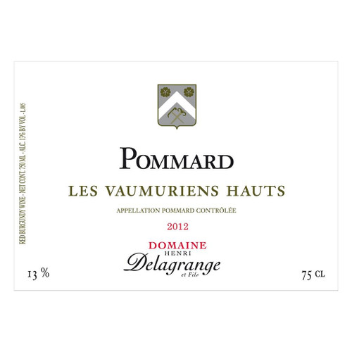 Henri Delagrange Pommard Les Vaumuriens Hauts 2022 750ml