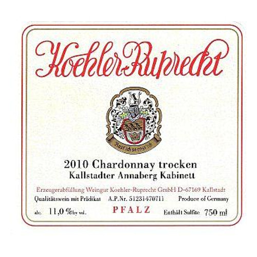 Koehler-Ruprecht Chardonnay Kallstadter Annaberg Kabinett Trocken 2023 750ml
