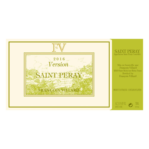 Francois Villard Saint-Peray Version 2022 750ml Francois Villard Saint-Peray Version 2022 750ml